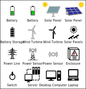 Power Diagram Symbols