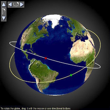 Map
                Server with Satellite Orbits